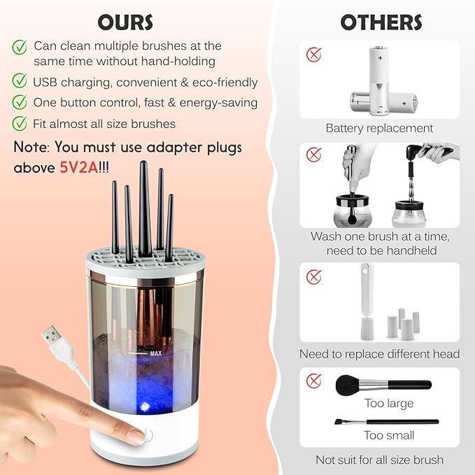 UBA™-Electric Makeup Brush Cleaner